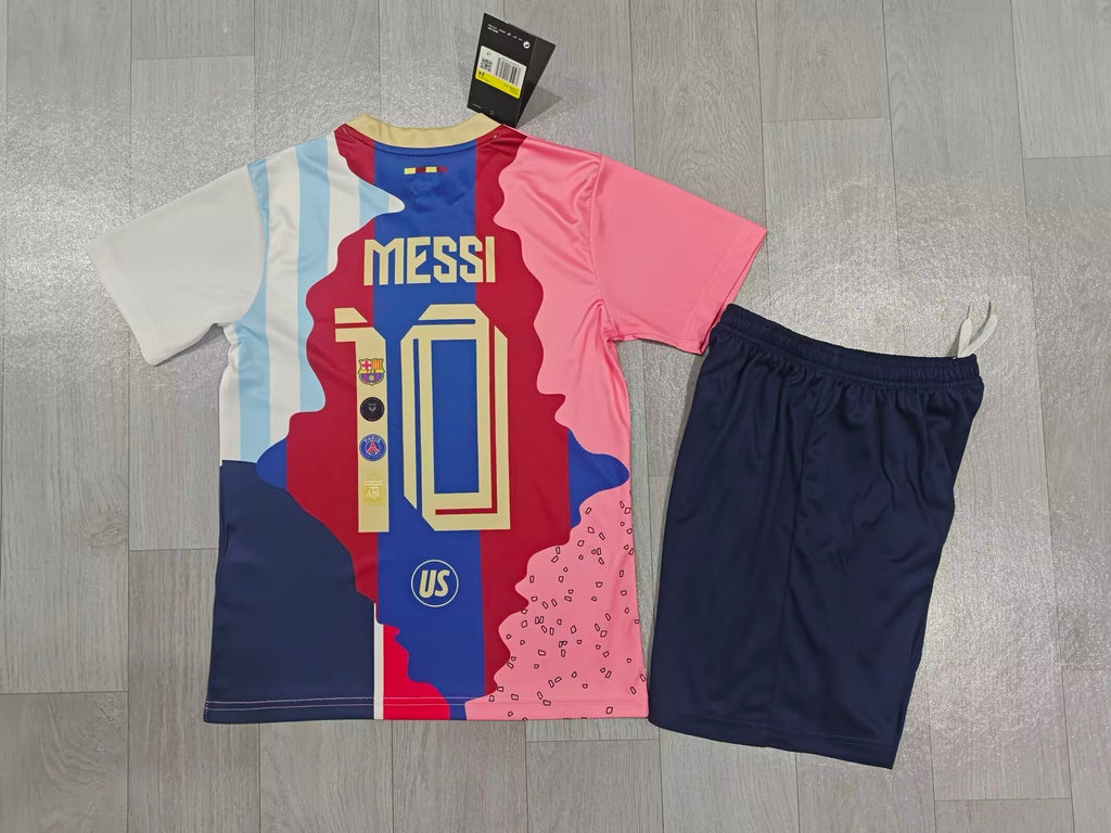 Lionel Messi GOAT Combo 2025 Football Jersey – All Teams - FOR KIDS